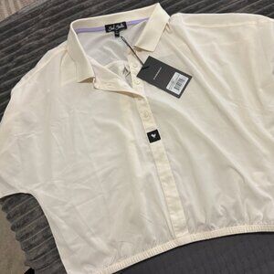 Bad Birdie "RANGE" Crop Polo